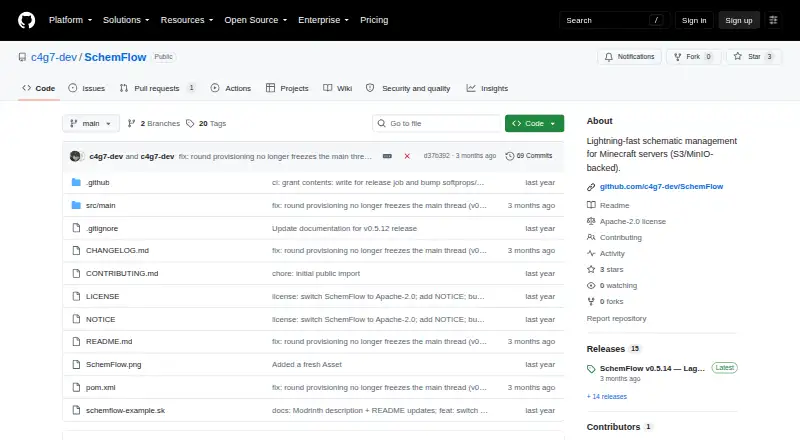 SchemFlow screenshot
