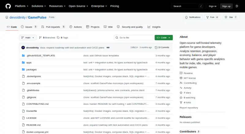 GamePulse screenshot