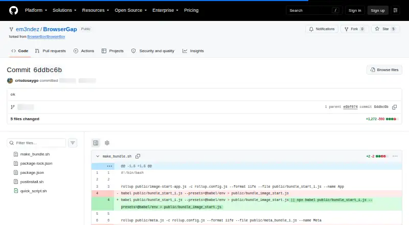 BrowserGap screenshot