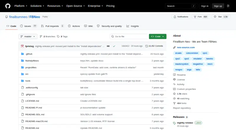 FinalBurn Neo screenshot