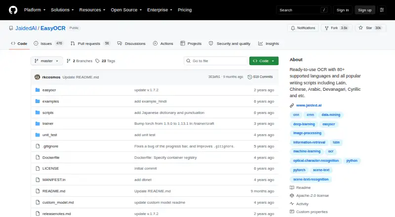 EasyOCR screenshot