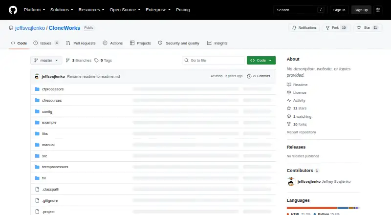 CloneWorks screenshot