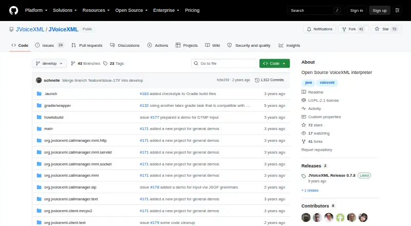 JVoiceXML screenshot