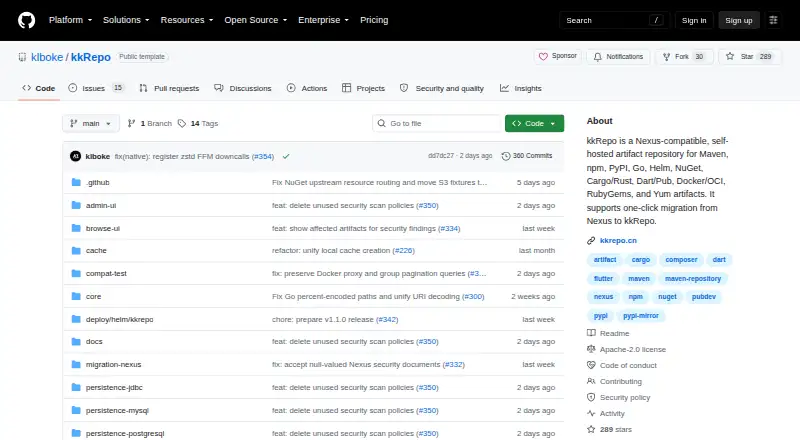 kkRepo screenshot