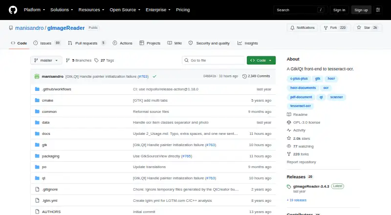 gImageReader screenshot