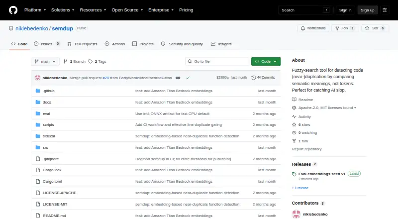 semdup screenshot