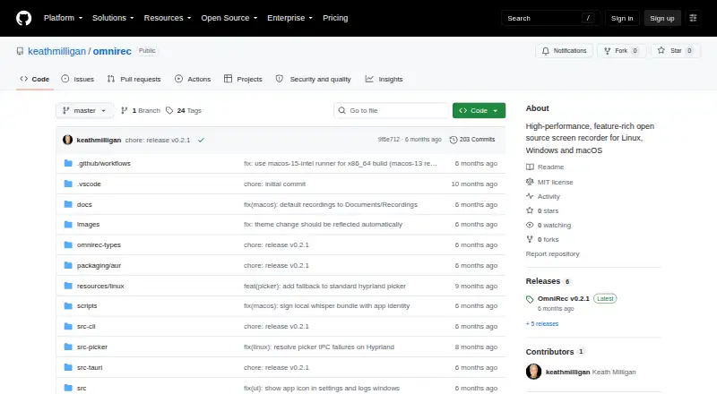 OmniRec screenshot