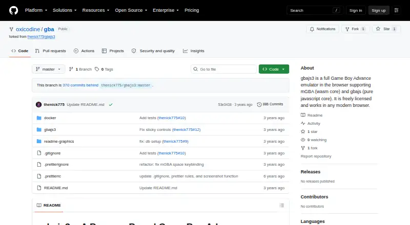 gbajs3 screenshot