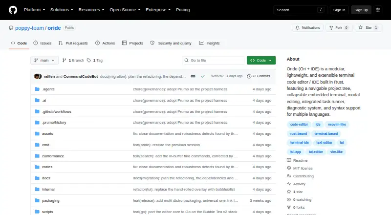Oride screenshot