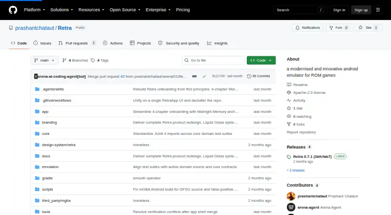 Retra screenshot