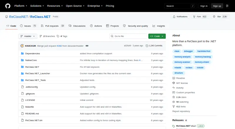 ReClass.NET screenshot