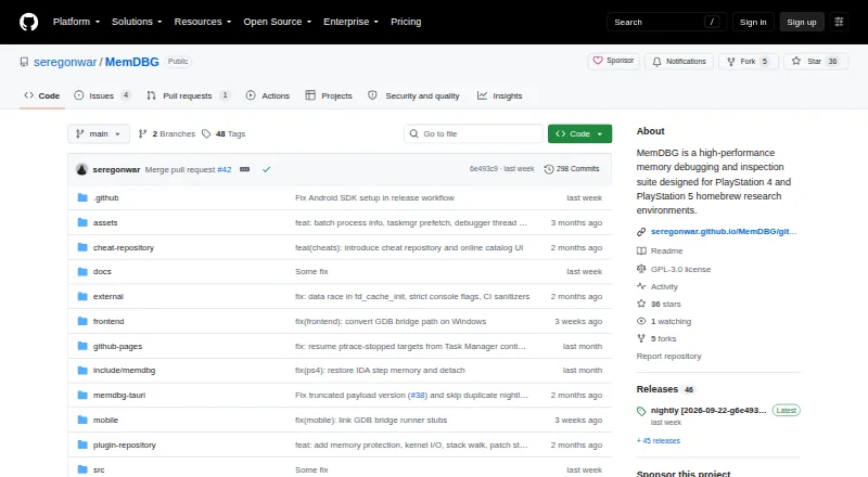 MemDBG screenshot