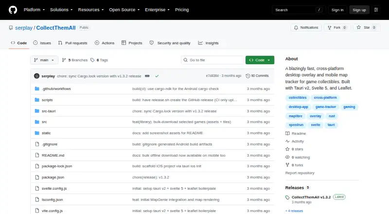 CollectThemAll screenshot