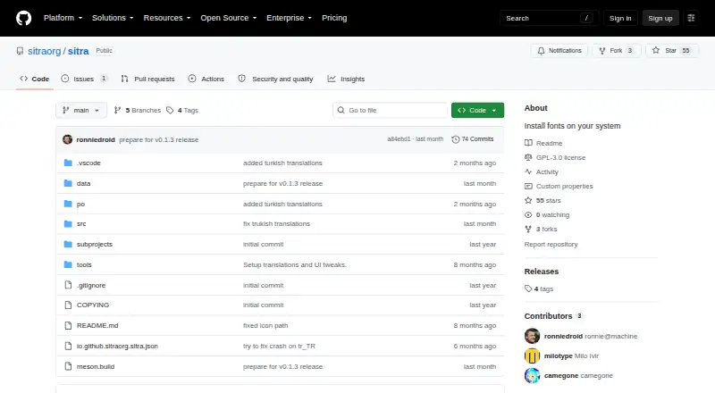 Sitra screenshot