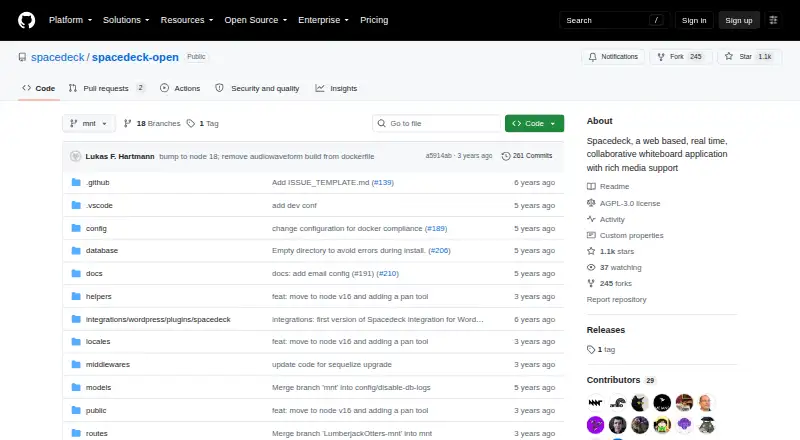 Spacedeck Open screenshot