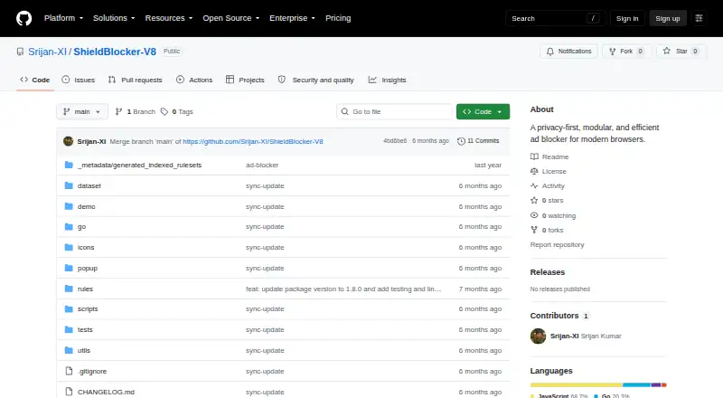 ShieldBlocker-V8 screenshot