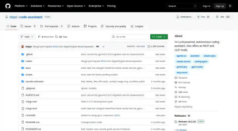 Code Assistant screenshot