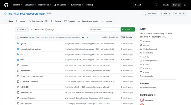 accessio-scan screenshot