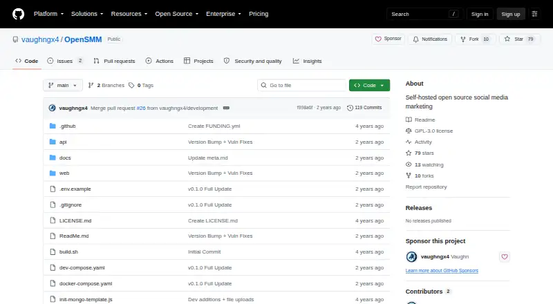 OpenSMM screenshot