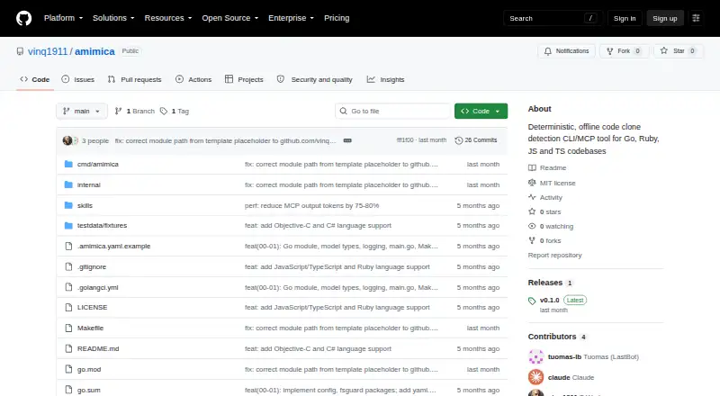 Amimica screenshot