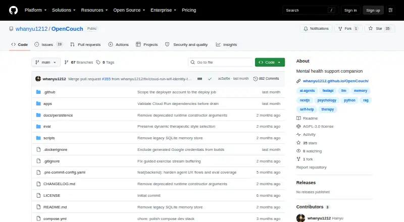 OpenCouch screenshot