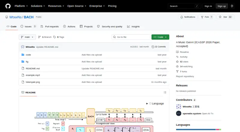 BACH screenshot