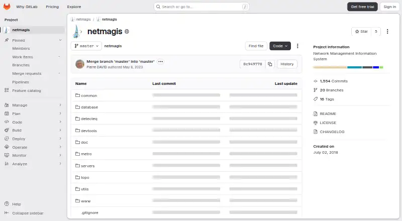 NetMagis screenshot