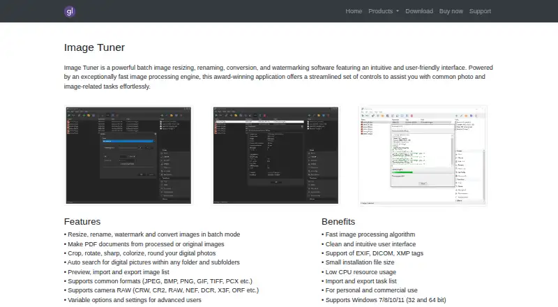Image Tuner screenshot