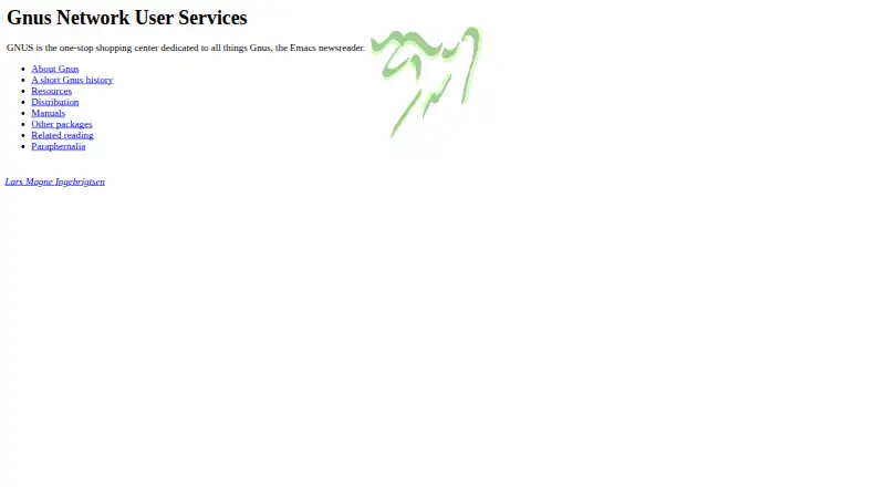 Gnus screenshot