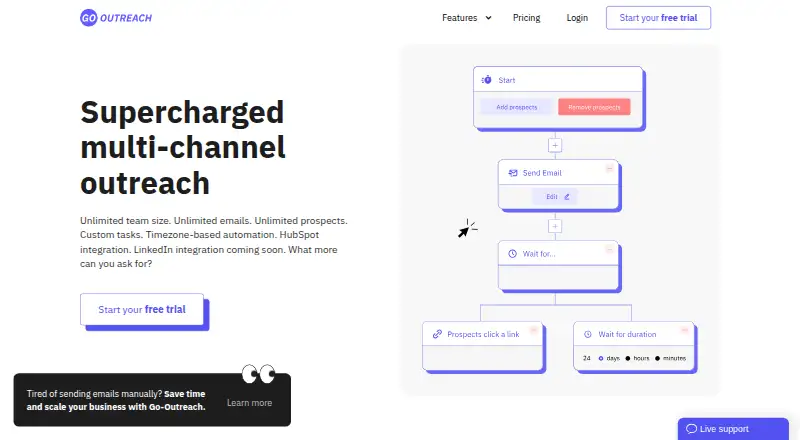 Go-Outreach screenshot