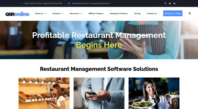 QSROnline screenshot