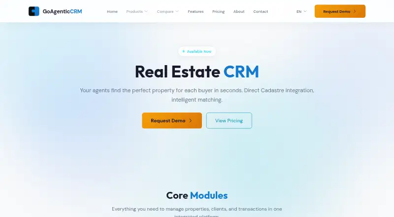 GoAgenticCRM Real Estate screenshot