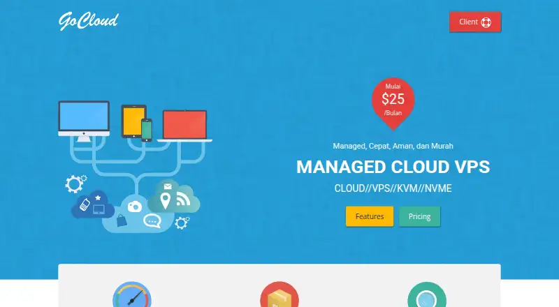 GoCloud ID Managed Cloud VPS screenshot