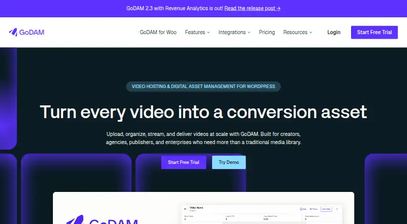 GoDAM screenshot