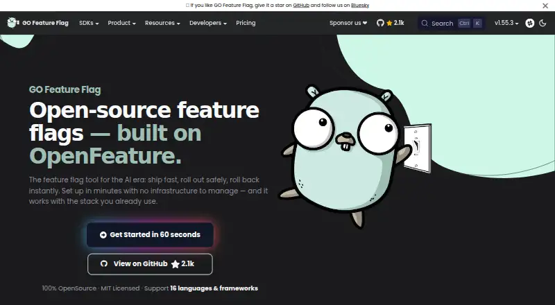 GO Feature Flag screenshot