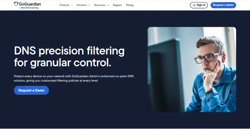 GoGuardian DNS screenshot