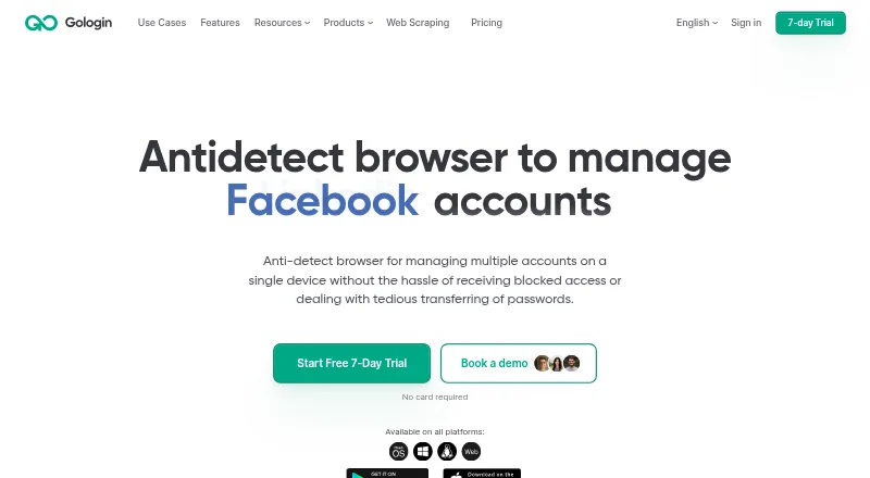 GoLogin screenshot
