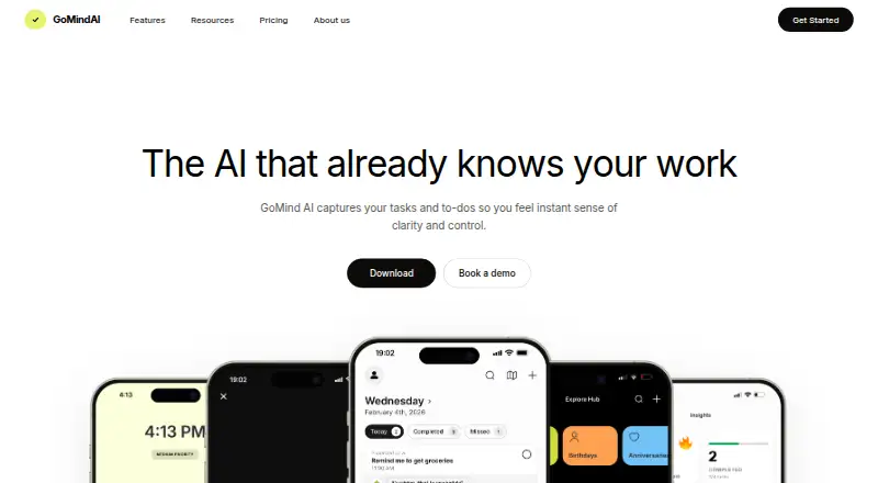 GoMind AI screenshot
