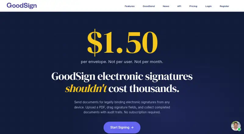 GoodSign screenshot