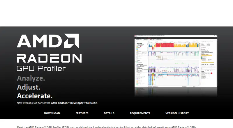 AMD Radeon GPU Profiler screenshot