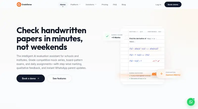 GradeSense screenshot