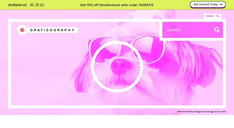 Gratisography screenshot
