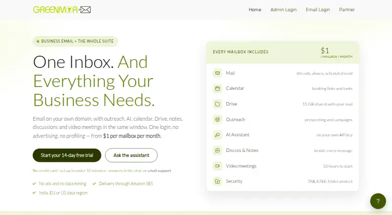 Greenmor Mail screenshot