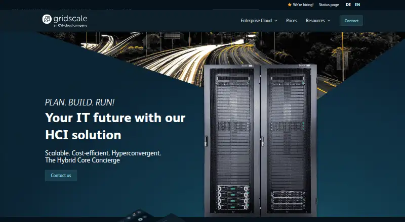 gridscale Cloud Computing screenshot