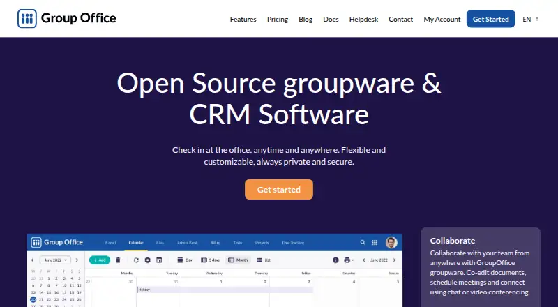 Group-Office screenshot