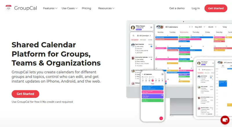 GroupCal screenshot