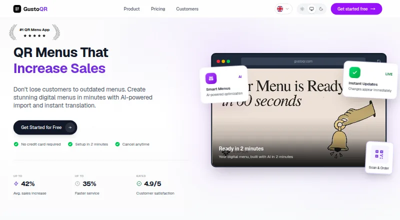 GustoQR screenshot