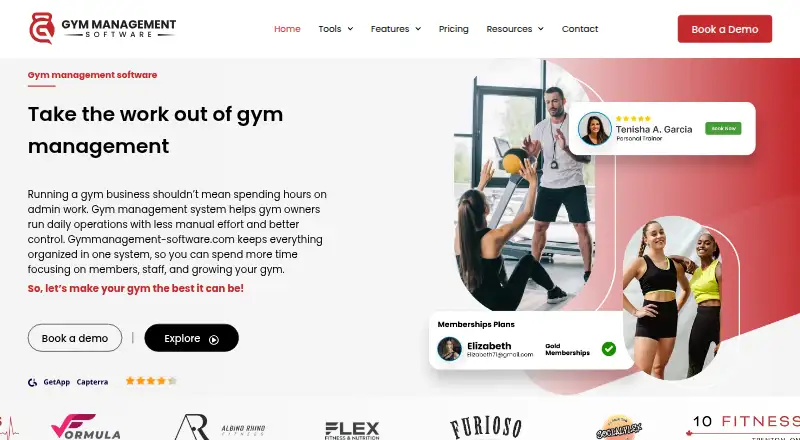 Gymmanagement-software.com screenshot