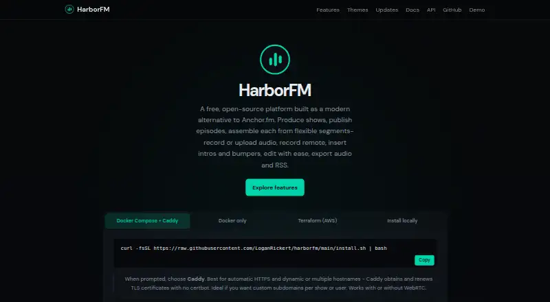 HarborFM screenshot