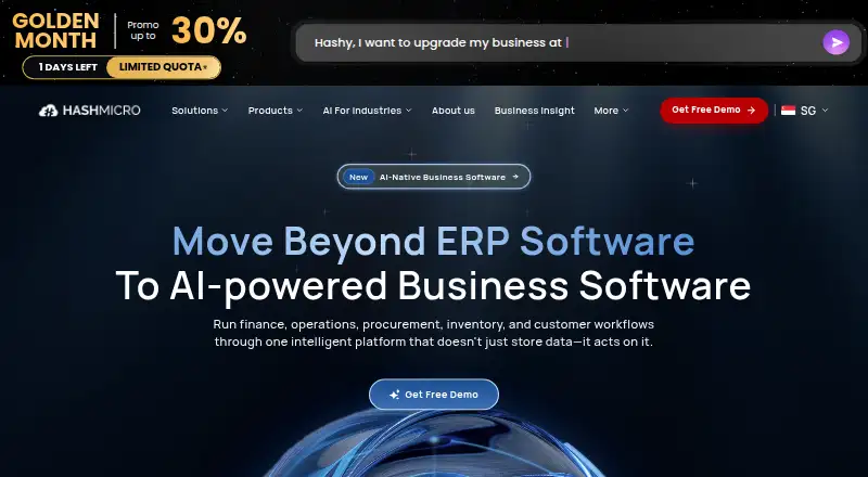 HashMicro ERP screenshot